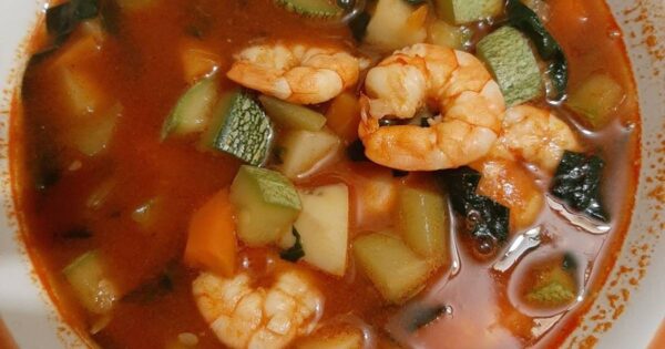 Caldo de camarón