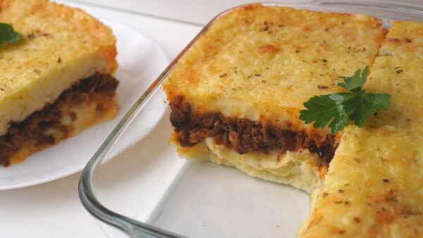 Pastel de papa con carne