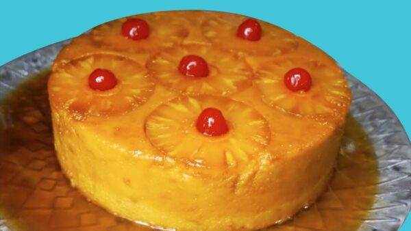 Pudin de piña casero
