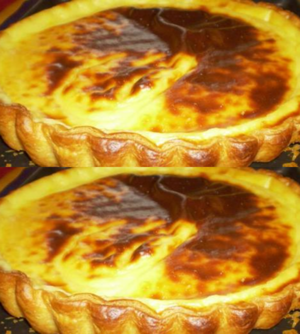 El pastel de flan de mi abuela, tentador y apetitoso