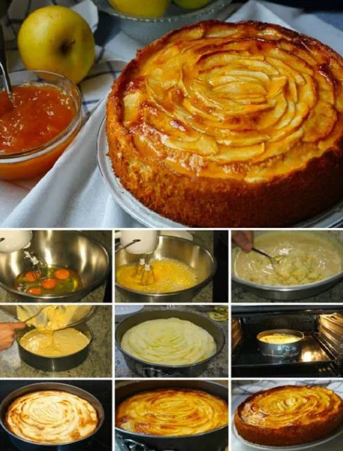 Fácil pastel de manzana