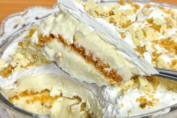 Éxito del momento: pastel belga cremoso con una increíble crema especial de 4 leche