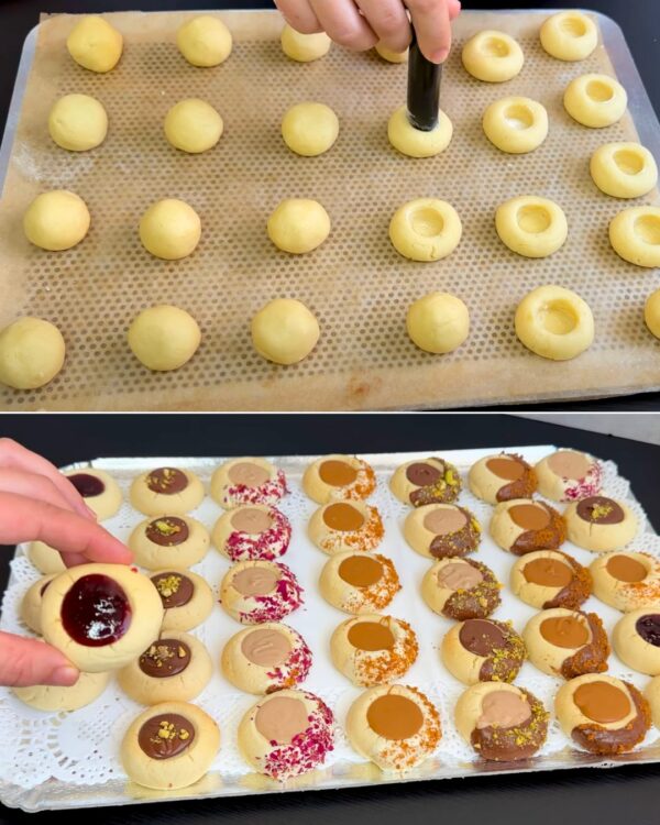 surtido de galletas llenas: la receta con una sola masa