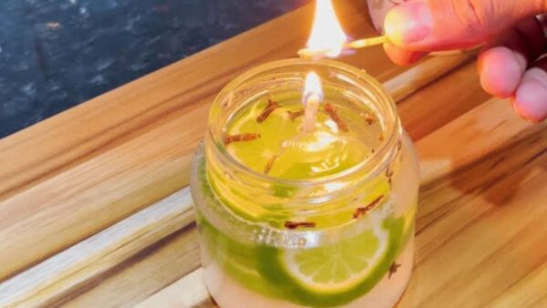 La vela que nunca deja de oler: hazla en casa con unos pocos ingredientes